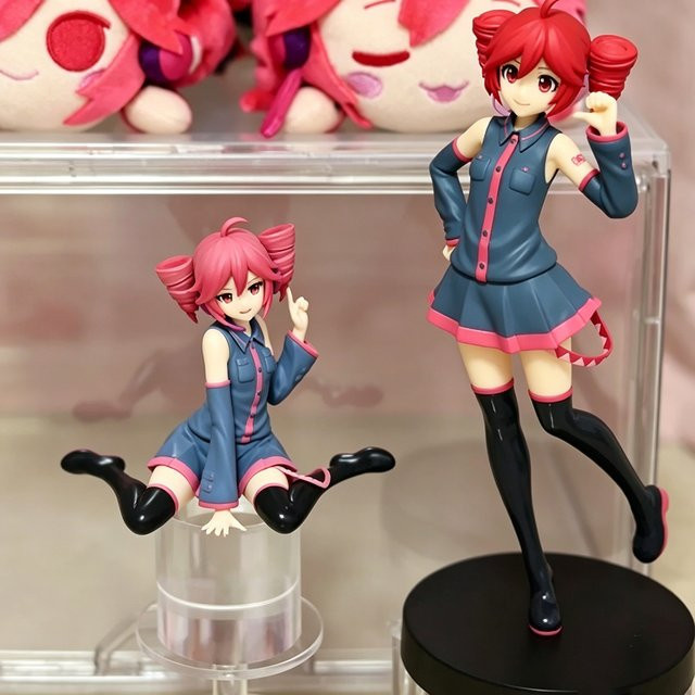 Bandai Kasane Teto Premium Chokonose Actionfigur, Kunststoff - Bild 1