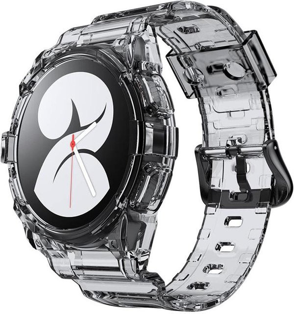 KILPILLS Uhrenarmband Silikon, Weiß, Silber, Unisex - Bild 1