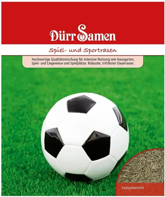 Dürr Samen für Spiel- und Sportrasen Saatgut für Hausgarten und Spielplätze - Bild 1