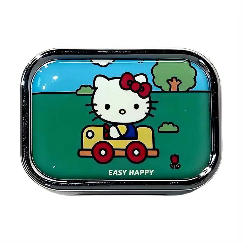 Bandai Crayon Shin-chan und Hello Kitty Metall-Aufbewahrungsbox als niedliche Cartoon Pillendose und Schmuckbox - Bild 4
