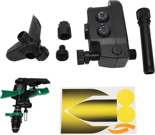GoolRC Solar Garten Sprinkler mit Sensor und Timing zur Vogelabwehr und Bewässerung, wasserdicht - Bild 1