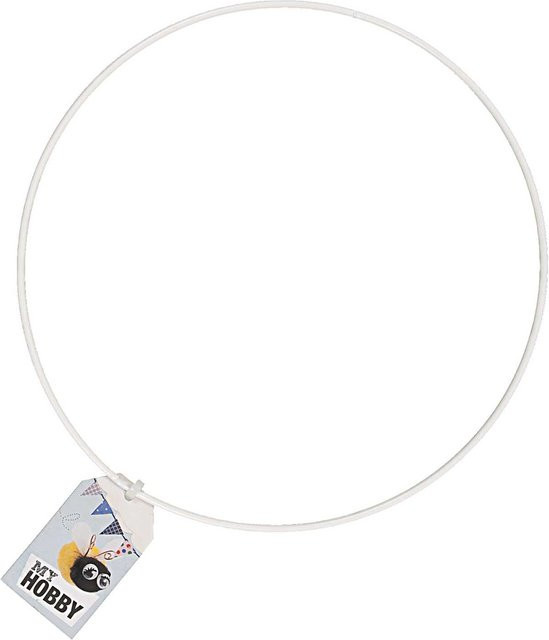 Rico Design Metallring in Offwhite glänzend mit einem Durchmesser von 20 cm - Bild 1