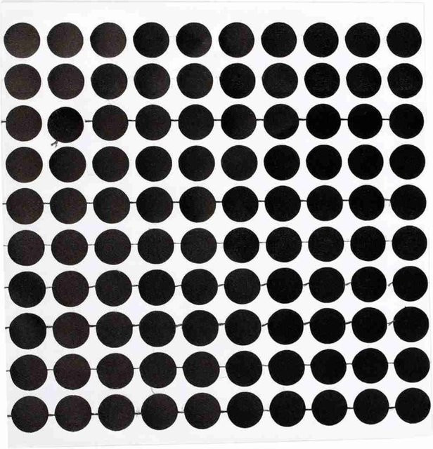 Set aus 115 Billard Marker Spots in Schwarz mit 35mm und 10mm Aufklebern für das Billardtuch - Bild 1
