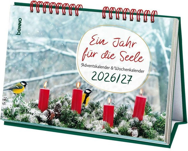 Ein Jahr für die Seele 2026/2027 Wochenplaner vom St. Benno Verlag in Multicolor - Bild 1