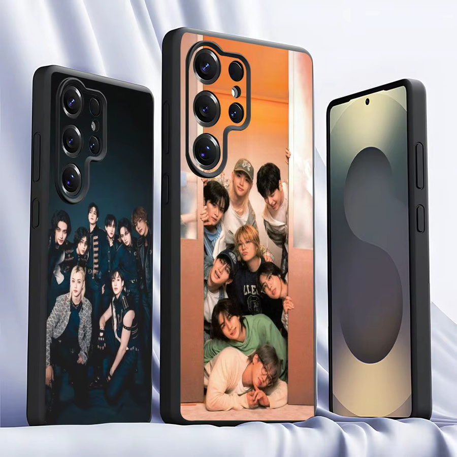 S-Strays Kpop K-Kids Handyhülle für Samsung Galaxy S20 S21 S22 S23 S24 FE Plus Ultra in Schwarz und Multicolour aus weichem TPU - Bild 3