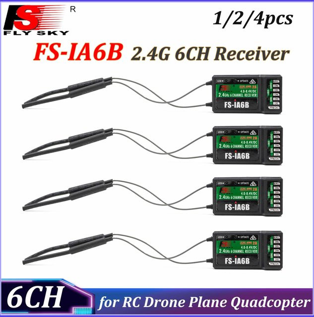 Flysky FS-IA6B IA6B 2,4G 6CH Empfänger, mit Dual-Return PPM-Ausgang und IBUS-Funktion - Bild 1