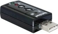 Delock USB 7.1 Soundkarte mit 3.5 mm Klinkenanschluss in Schwarz - Bild 1
