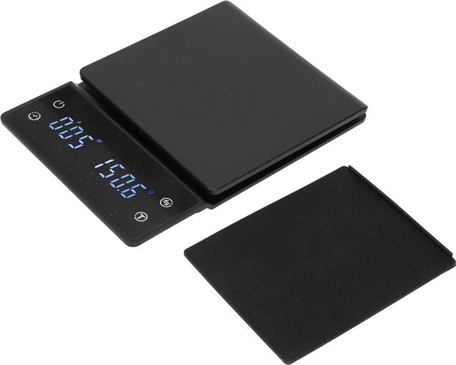 Digitale Küchenwaage OutsideWorld mit Timer und LED-Display, schwarz, Kapazität 3 kg - Bild 1