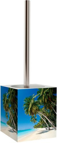 Sanilo WC-Bürste Karibik in Blau, freistehend mit Bürste aus Kunststoff und Edelstahl, Höhe: 37 cm - Bild 1