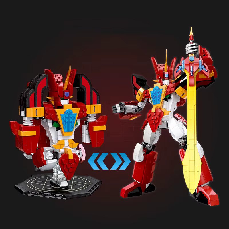 Idee Mecha Magical King Granzorts Baustein Kampfroboter Mech Modell, Fantasy - Bild 3