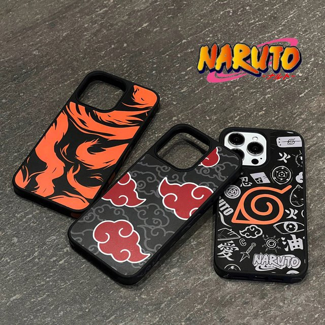 Bandai Anime Handyhülle für iPhone 17 16 15 14 13 Pro Max mit Naruto Itachi Obito Pain Design Stoßfeste Hartschale - Bild 1