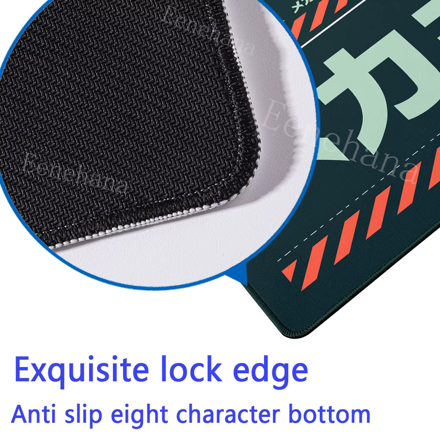 Eenehana XXL Gaming Mauspad mit japanischem Design, rutschfeste Schreibtischmatte für PC und Laptop - Bild 4