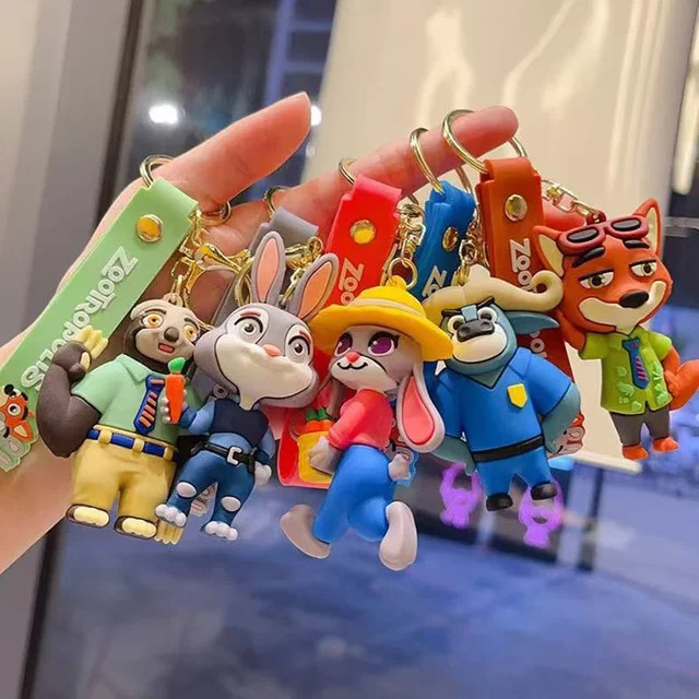 Bandai Schlüsselanhänger Zootopia Judy Hopps Nick Wilde - Bild 1