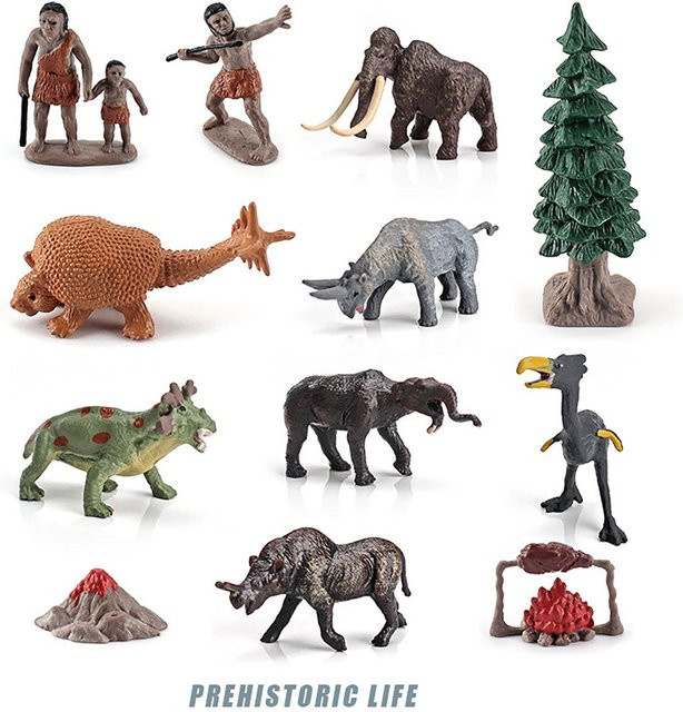 Linyi toy Prähistorische Tier Modelle, Dinosaurier, 12-teiliges Set, ab 14 Jahre - Bild 1