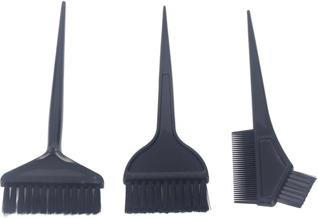 Koogeelife Haarfärbe-Farbpinsel und Haarfärbekamm, 3 Stück, gray - Bild 1