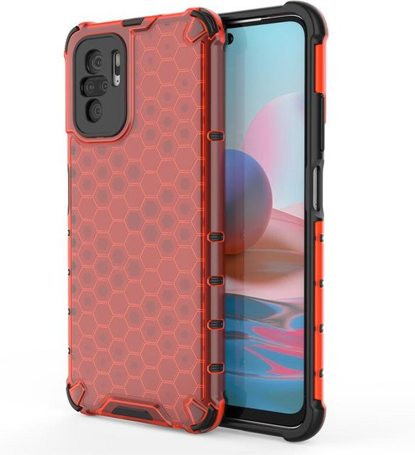 Stoßfeste Armor Bumper Handyhülle für Xiaomi Redmi Note 10 Pro, Redmi Note 10 und Redmi Note 10S 4G in Transparent - Bild 1