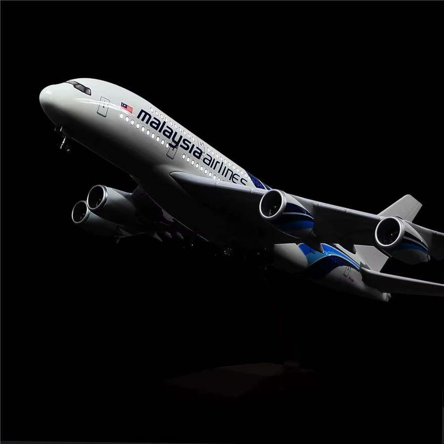 ZOCO Malaysia A380 Flugzeugmodell, 1:160, mit LED-Beleuchtung - Bild 5