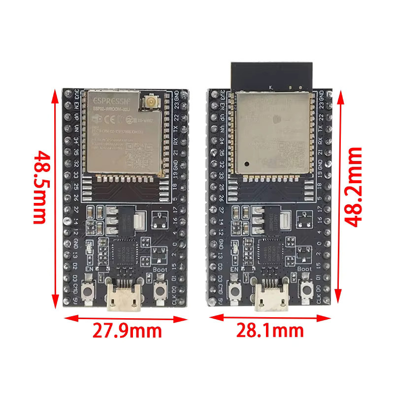 Si Tai&SH ESP32-DevKitC Core Board ESP32-WROOM-32D und ESP32-WROOM-32U Entwicklung Board mit Wi-Fi und Bluetooth in Schwarz - Bild 1