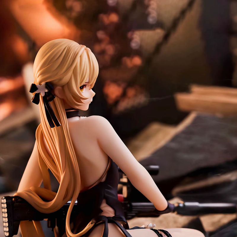 Bandai Girls Frontline Ots 14 Purple Rain Heart Heavy Damage Anime PVC-Figur in Lila und Mehrfarbig - Bild 4