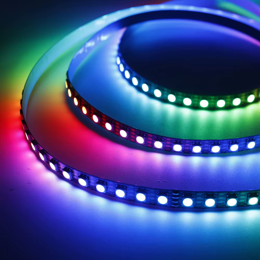 TNALANT WS2815 5050 RGBIC Smart LED-Streifen, individuell adressierbare SMD LEDs, Multicolour und Weiss, DC12V - Bild 3