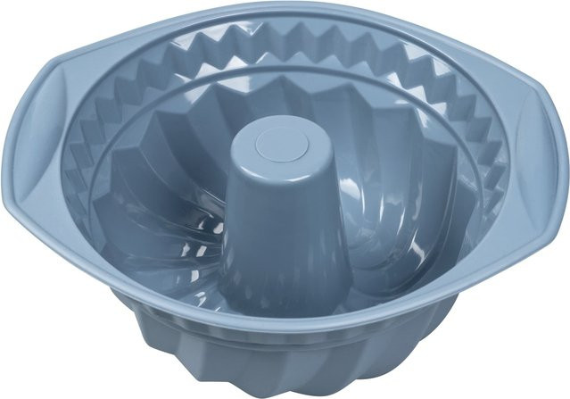 Genialo Silikon-Backform Gugelhupf rund in Grau und Blau - Bild 1