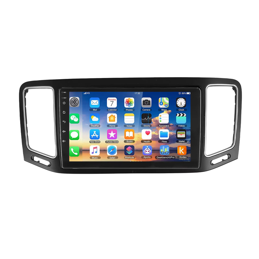 ESSGOO Android 15 Autoradio mit 9 Zoll Touchscreen, 4+64GB, CarPlay, GPS, Bluetooth und Mirror Link für VW Sharan 7N und Seat Alhambra II (2012-2018), Schwarz - Bild 7