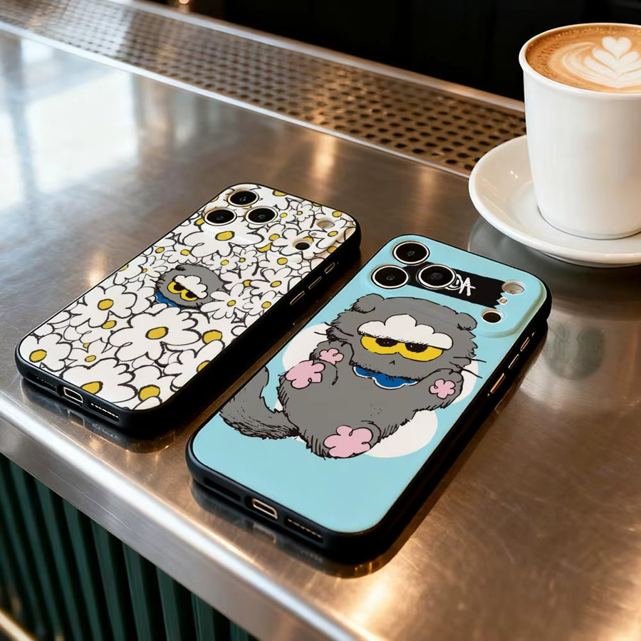 Z-ZO Friends Handyhülle für iPhone 11 bis iPhone 17 Pro Max Plus Air Mini Soft Case in Schwarz und Multicolour - Bild 2