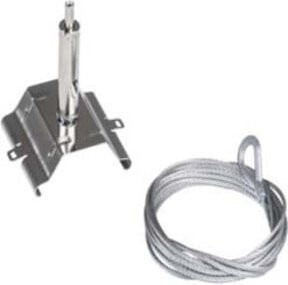 Siteco Seilabhänger aus verzinktem Stahl in Silber, Länge: 2 m, Durchmesser: 1,5 mm, Tragkraft: 20 kg - Bild 1