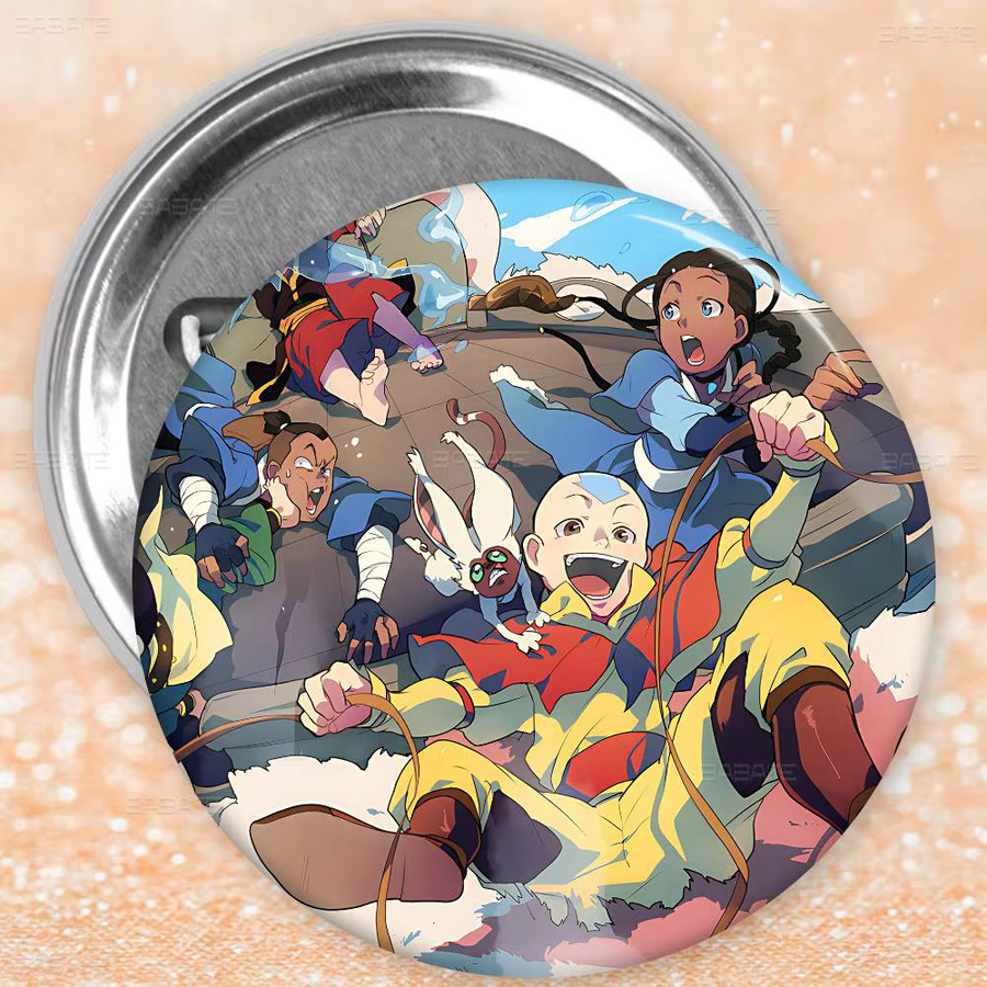 Potdemiel Button Pin A-Avatar The Last Airbender, Unisex - Bild 3