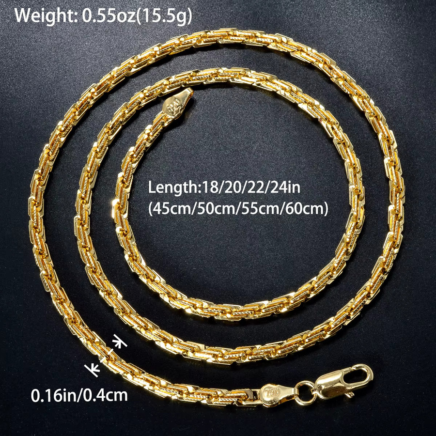 Diana Baby Halskette, 18k vergoldet, Gold, Damen - Bild 6
