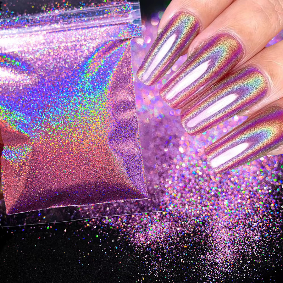 MingLee Nagelpigment Laser Chrome Glitter, Metallic, 10g/50g - Bild 2