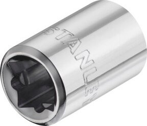Stanley 3/8 Zoll 6-Kant Stecknuss 12 mm in Silber - Bild 2