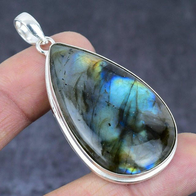 Manju Jewels Paradise Anhänger, Labradorit, 925 Silber, Damen - Bild 1