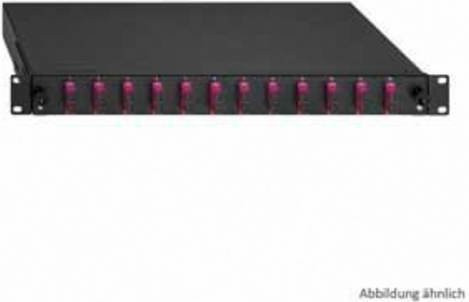 Rutenbeck LWL-Spleißbox 6xSC-D OM4 erikavio 6 Port Schwarz 1 HE - Bild 1