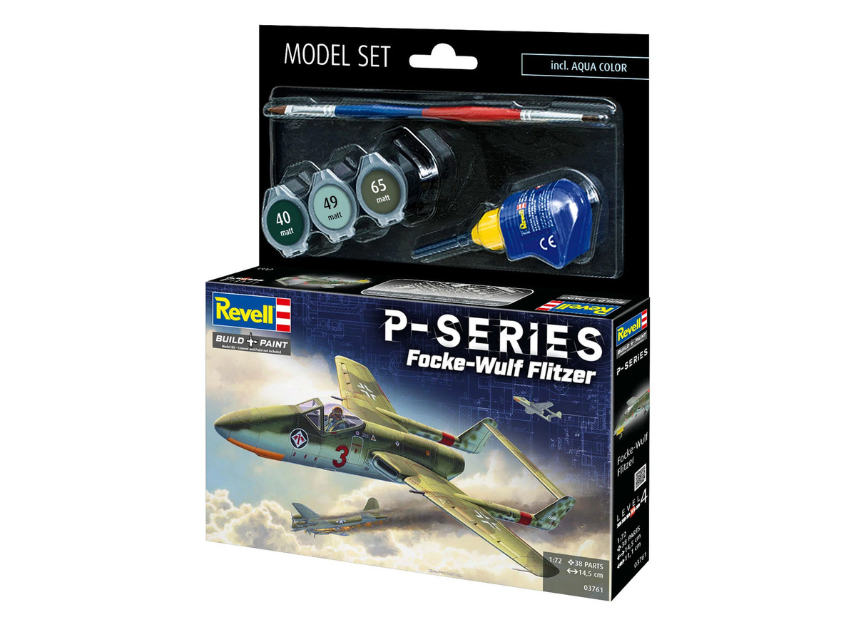 Revell Focke-Wulf TL Jäger Flitzer, Serie P, Modellbausatz, 1:72 - Bild 3