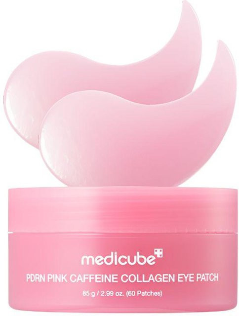 Medicube PDRN Pink Koffein Kollagen Augenpflaster, 60 Stück, 85g, Hydrogel - Bild 1