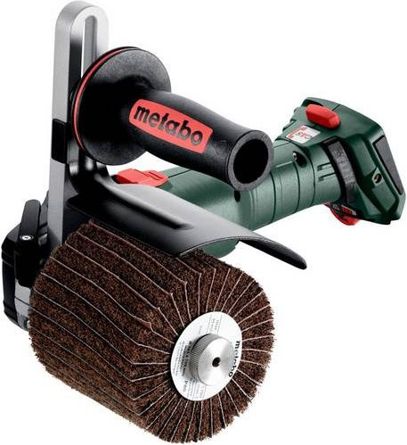 Metabo Akku-Satiniermaschine SVB 18 LTX BL 200 in Grün mit Werkzeugaufnahme M14 für 50 - 100 mm - Bild 1