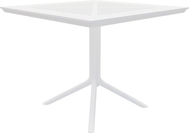 CLP Gartentisch Lenval aus Polypropylen, quadratisch, wetterfest und UV-beständig, B/T/H: 80 x 80 x 80 cm - Bild 1