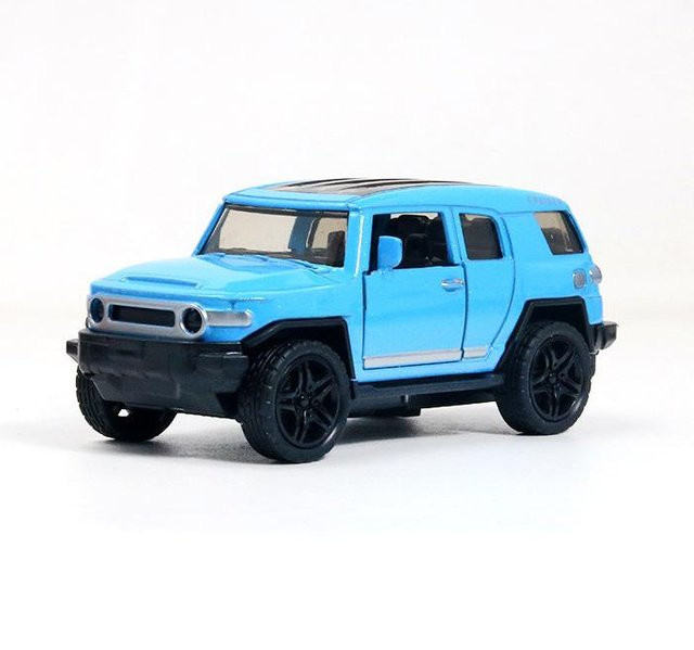 Linyi toy car SUV Automodell Druckguss, Metall, Blau, ab 14 Jahre - Bild 1