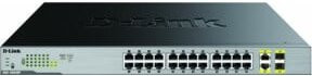 D-Link DGS-1026MP Gigabit Switch mit 26 Ports Layer2 PoE+ in Schwarz und Grau - Bild 3