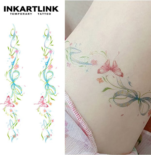INKARTLINK Temporäre Tattoo Aufkleber, Wasserdicht - Bild 1