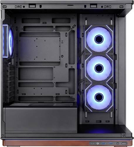 Thermaltake Stage 500 TG ARGB Midi-Tower PC-Gehäuse in Schwarz mit Seitenfenster und integrierter Beleuchtung - Bild 1