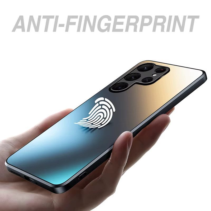 Luxuriöse Glitzer Silikon Schutzhülle mit Hartschale für Samsung S26 S25 S24 S23 S22 Ultra Plus in Schwarz mit mattem Frosted-Effekt - Bild 4