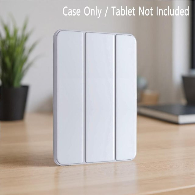 Magnetische Flip Smart Cover für Samsung Galaxy Tab A7 A8 A9 A11 Plus Lite in Weiß - Bild 1