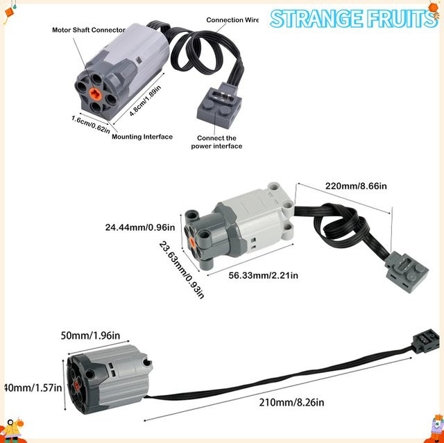 2er-Set Technology Motors, Zubehör, Kunststoff, Grau - Bild 1