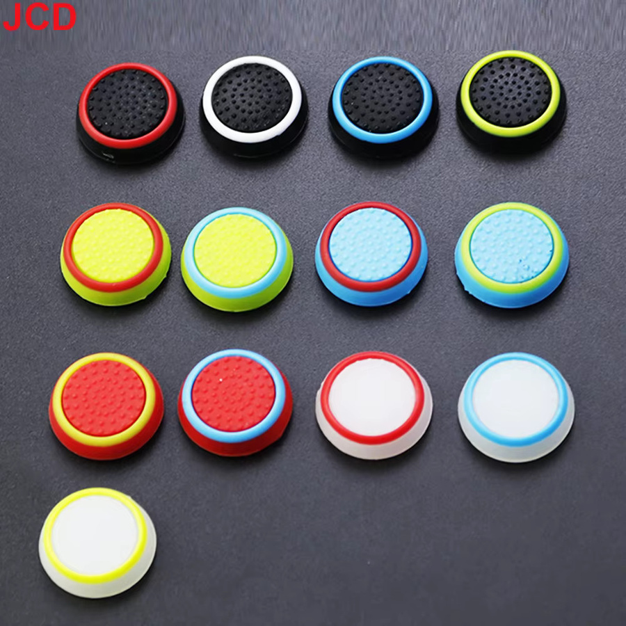 Jcd 2er Set Silikon Daumen-Griffkappen für PS5, PS4, PS3, Xbox One, Xbox 360, Series S und Nintendo Switch Pro Controller - Bild 2