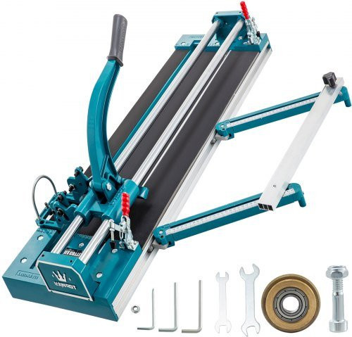 VEVOR Manueller Fliesenschneider mit Doppelführung und Laser-Positionierung aus Aluminiumlegierung, Breite: 120 cm - Bild 1