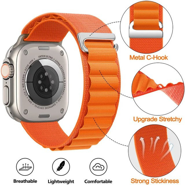 Alpine Loop Sport-Nylonarmband für Apple Watch, Bunt, Unisex - Bild 1