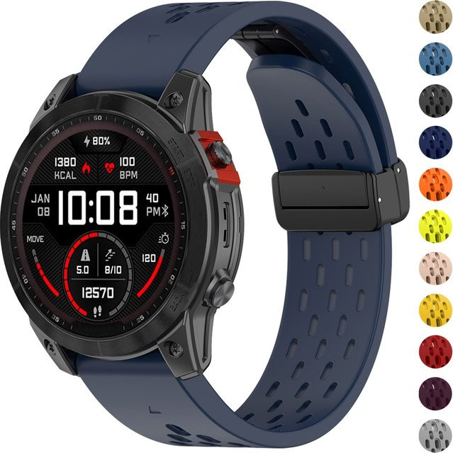OAKCHARM Uhrenarmband Silikon, 20mm 22mm 26mm - Bild 1
