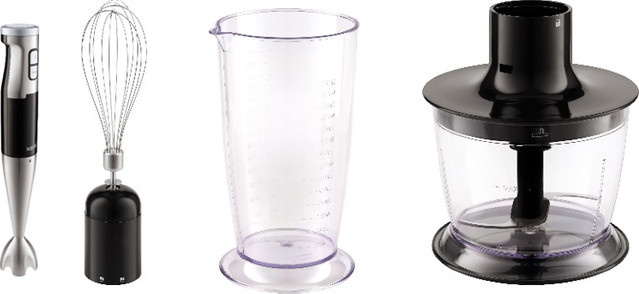 Xartis Stabmixer-Set XK-SM 7010 in Silber und Transparent mit Edelstahl- und Kunststoffkomponenten - Bild 1